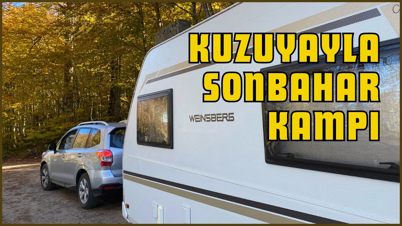 KARTEPE KUZUYAYLA SONBAHAR KARAVAN KAMPI  | İstanbul'a Yakın Kamp Alanı Kuzuyayla Tabiat Parkı