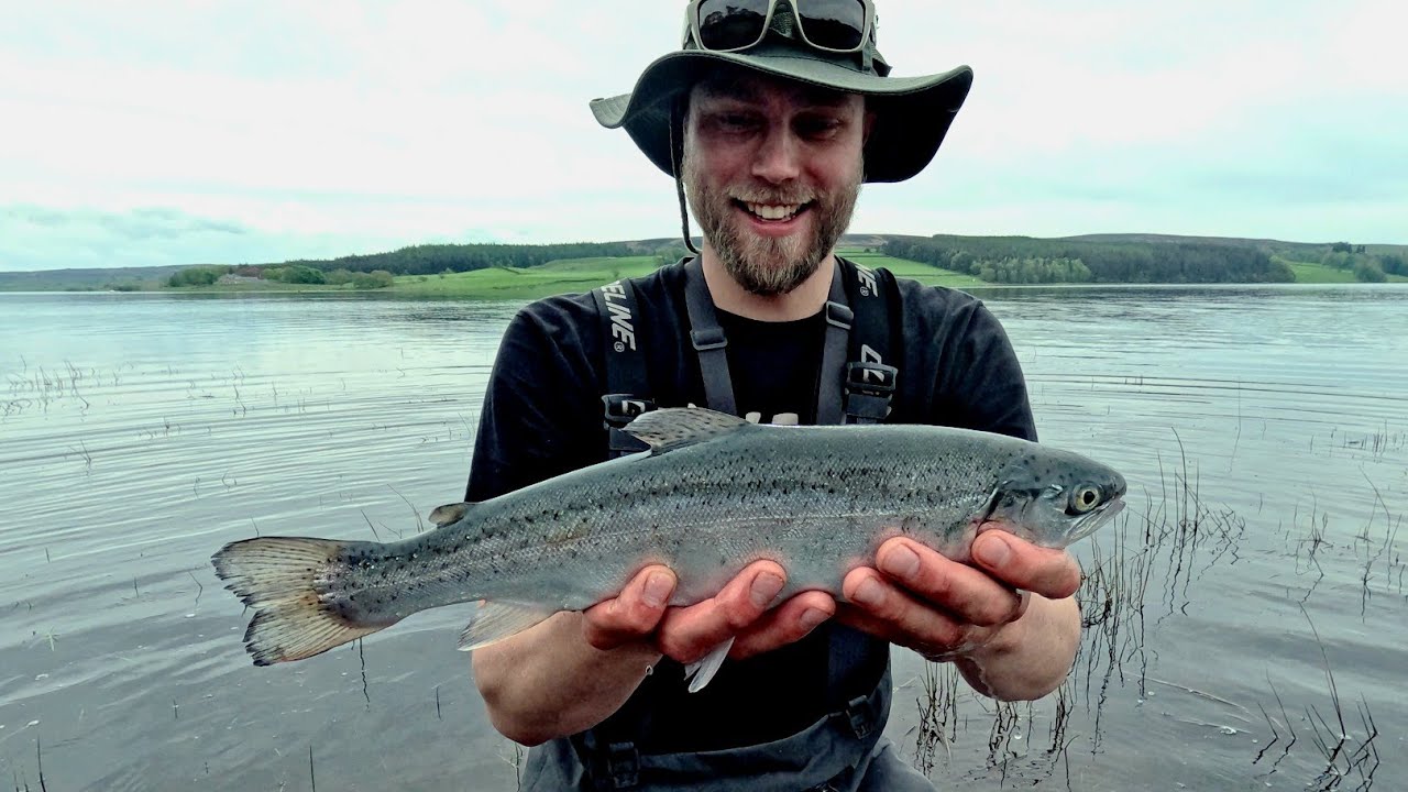 PT1 Derwent Reservoir - Spinning for Rainbow and Blue Trout !!!