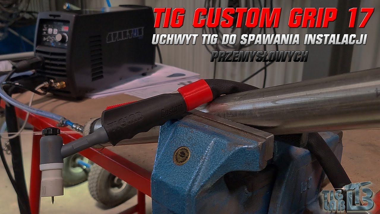TIG CUSTOM GRIP 17 - uchwyt TIG do spawania instalacji przemysłowych