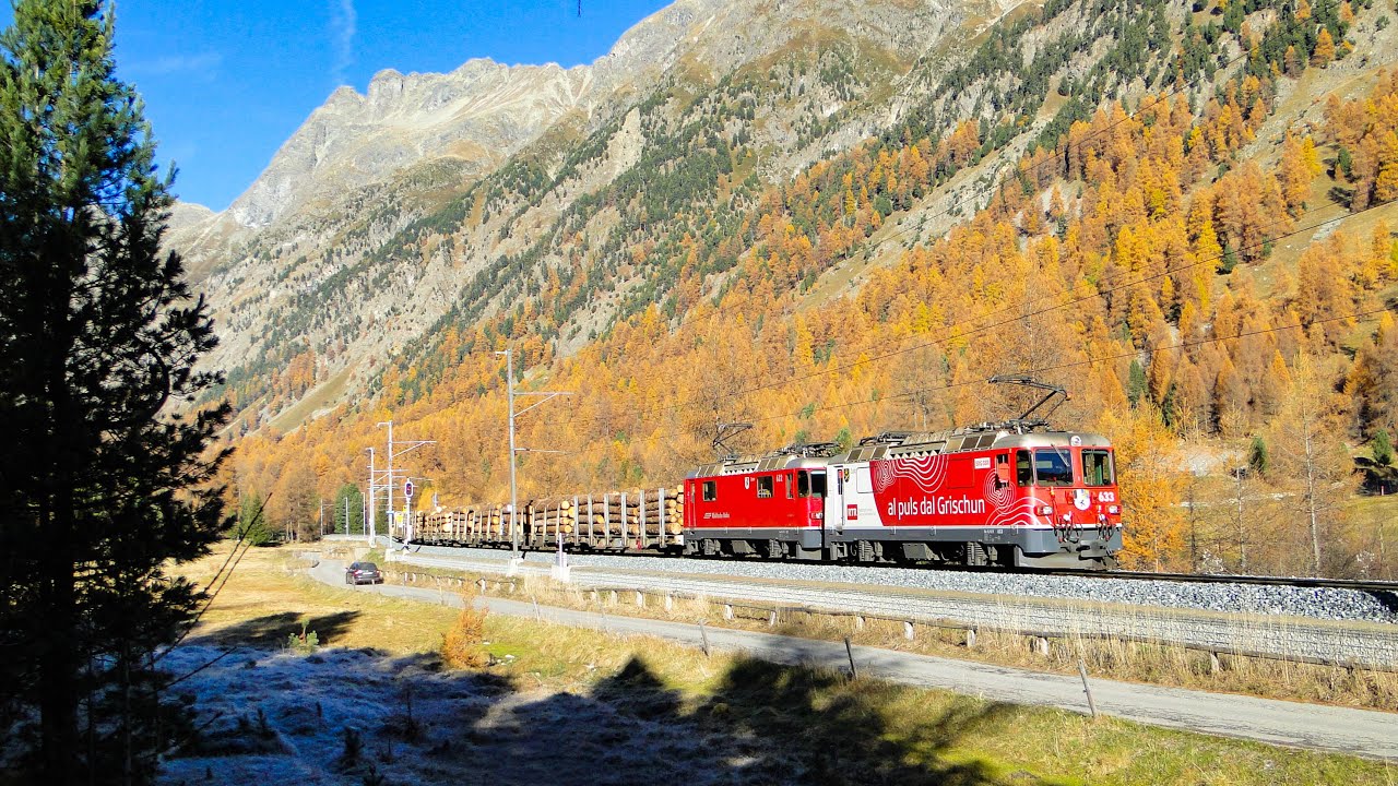🇨🇭 Circulations automnales sur l'Albula et la Bernina
