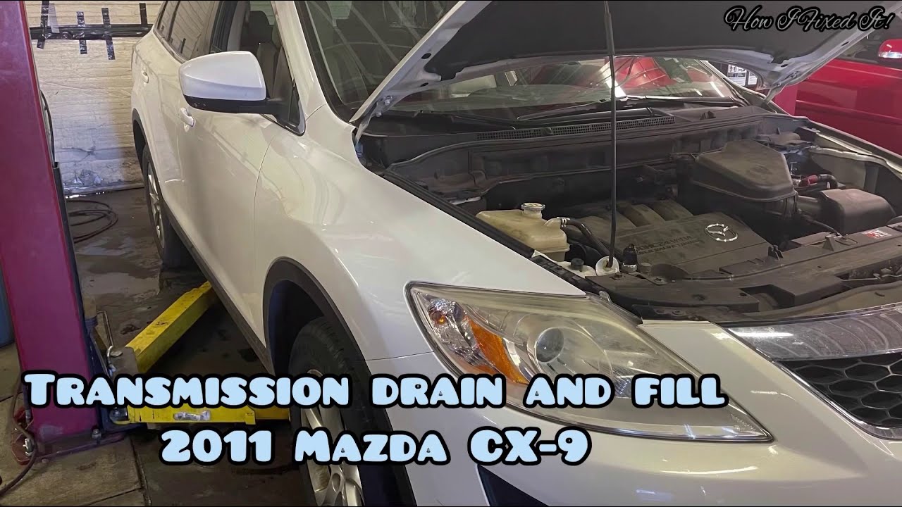 How To Mazda Transmission Drain And Fill/2011 Mazda CX-9 Transmission Drain And Fill Plug Location