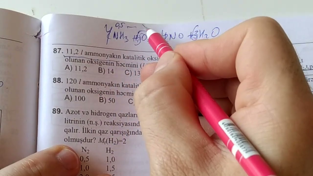 Ammonyak test 73-100.DİM toplu I 2019. Səh 339-342.(050-584-28-14)