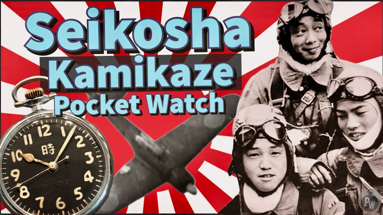 Seikosha Kamikaze Pocket Watch from World War II — Vintage Seiko — Military Timepiece