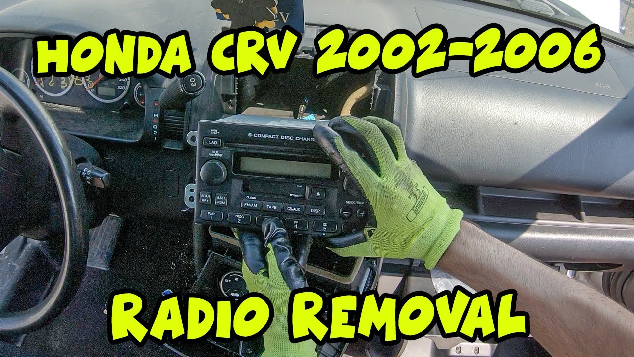 Honda CRV 2002-2006 Stereo Radio Removal Tutorial