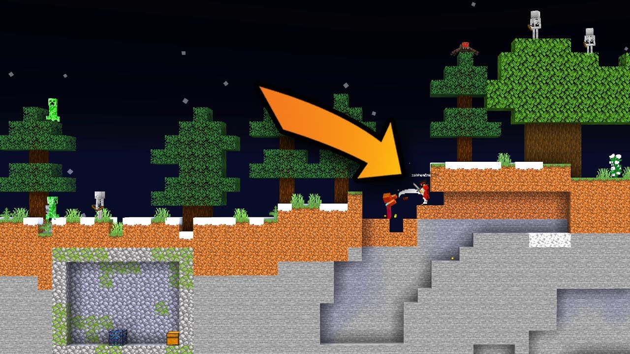 Minecraft But It's 2D