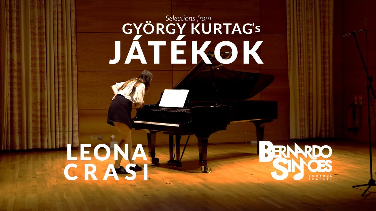 Selections from György KURTAG's JÁTÉKOK perf. Leona Crasi (part 1)