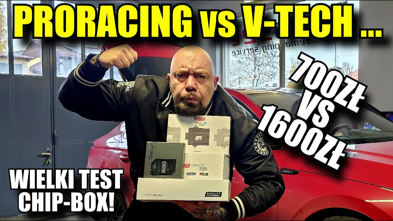 ILE MOCY dają Nowoczesne DROGIE BOXY!  TEST. V-Tech vs ProRacing vs RaceChip!