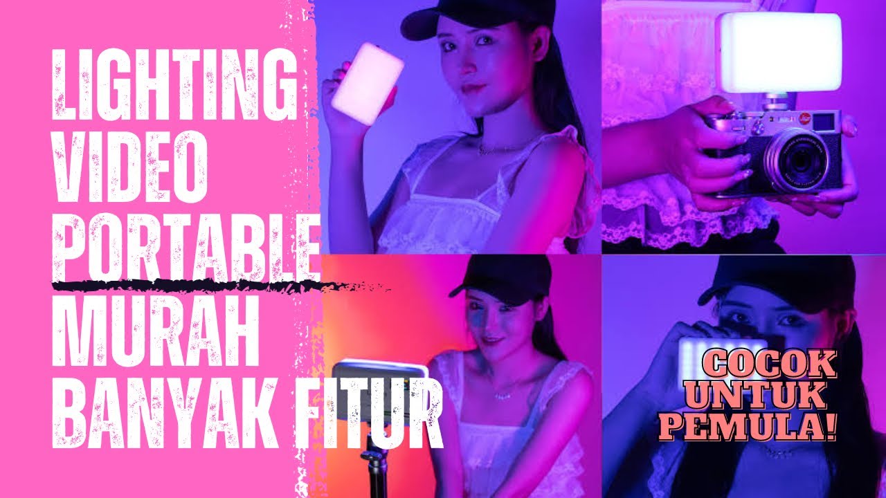 Lampu Video Lighting LED Portable ULANZI VL120 RGB Vlog Murah Terbaik Untuk Pemula