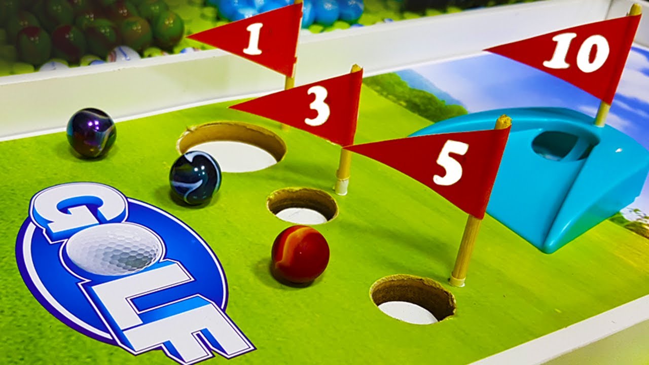 Carrera de Canicas - Campeonato Mundial de Mini Golf - Marble race