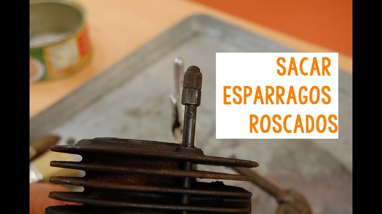 Reparar un motor gripado, Part. 2 || sacar los esparragos roscado
