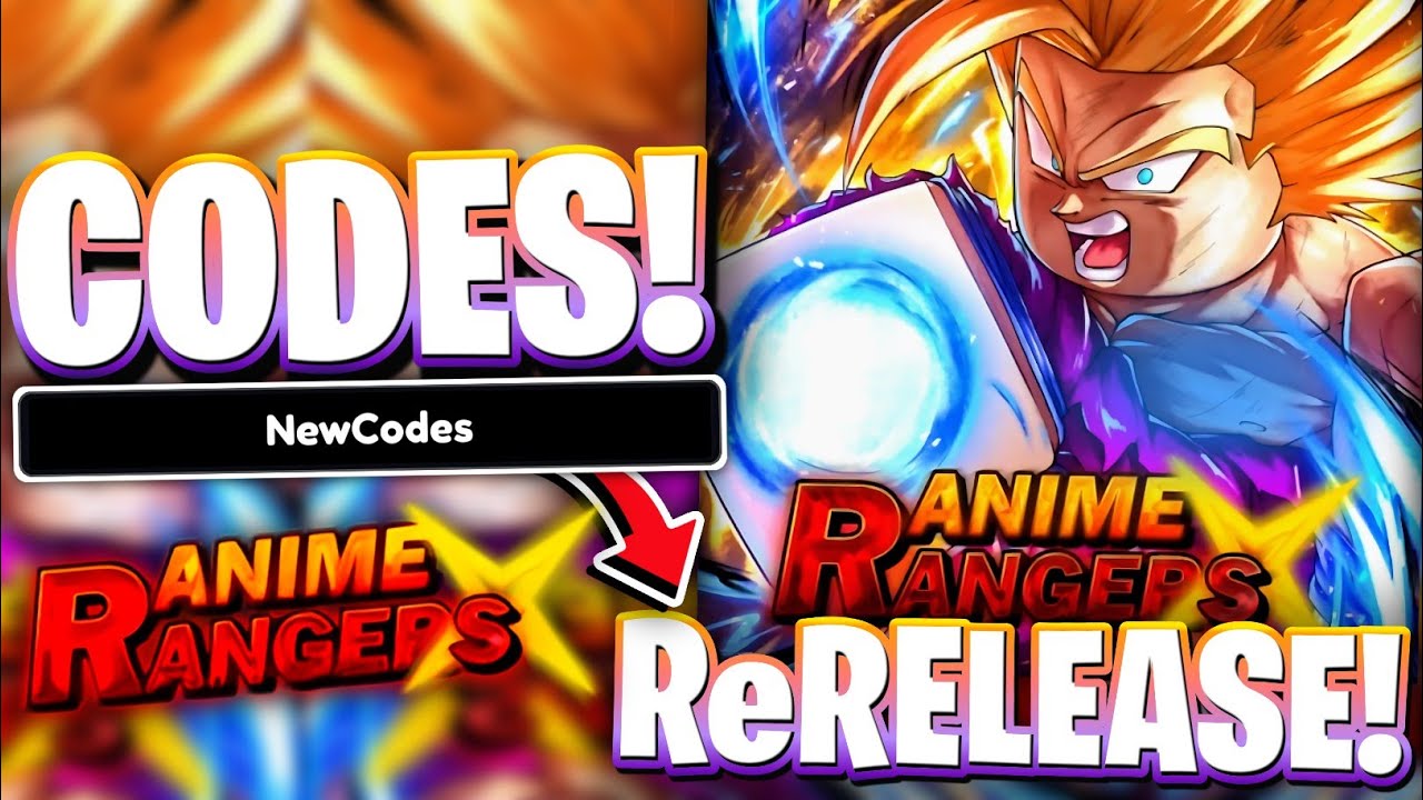 ⚡ReRelease! ROBLOX RE: RANGERS X / ANIME RANGERS X CODES! RERELEASE UPD CODES FOR RE RANGERS X (ARX)
