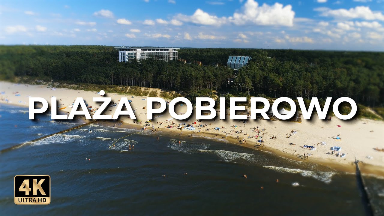 Plaża Pobierowo  | Plaża w Pobierowie z drona | Lato | LECE W MIASTO™ [4k]