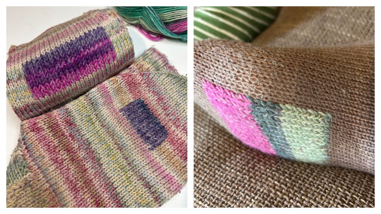 Maschenstich - Socken reparieren oder verstärken