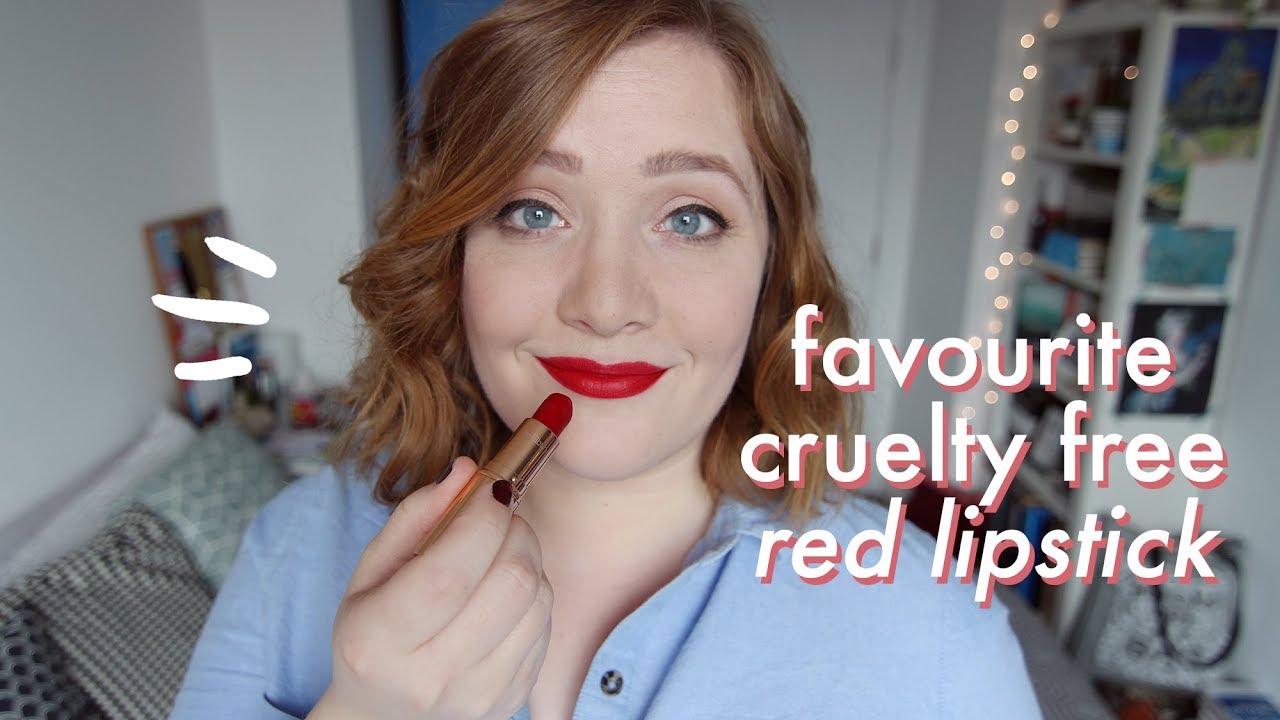 Top 5 Cruelty Free Red Lipsticks 💋 | derpinaMODE