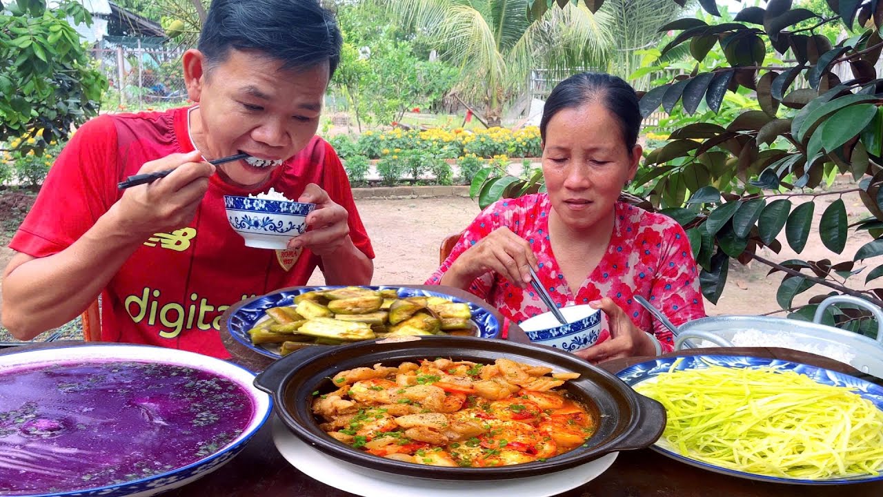 Đào Củ Khoai Mỡ Nấu Tô Canh Nóng Hổi Kiểu Dân Dã Miền Tây | TGT