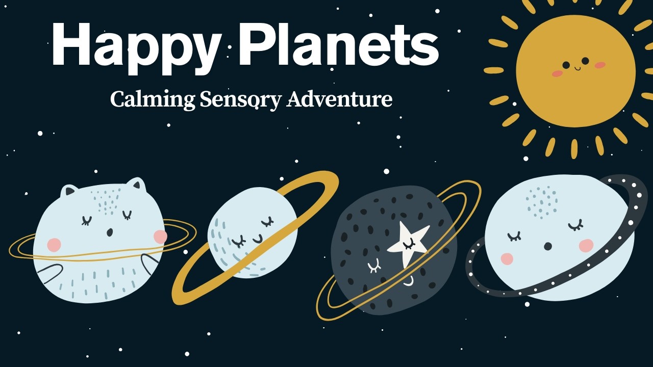 Baby Bear | Sleepy Planets  | Visual Tracking and Calming Music