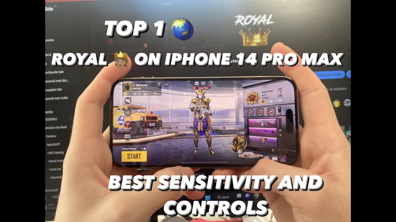 PUBG MOBILE ON IPHONE 14 PRO MAX ( 90 FPS )  BY ROYAL DAY 3