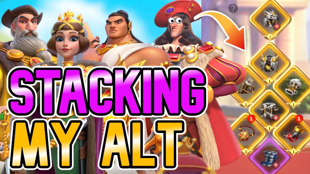 Opening Armaments and Upgrading my Alt Account | Rise of Kingdoms
