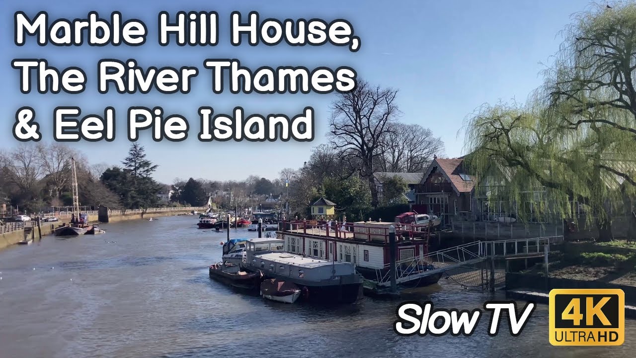 Morning Walk along The Thames from Marble Hill House to Eel Pie Island