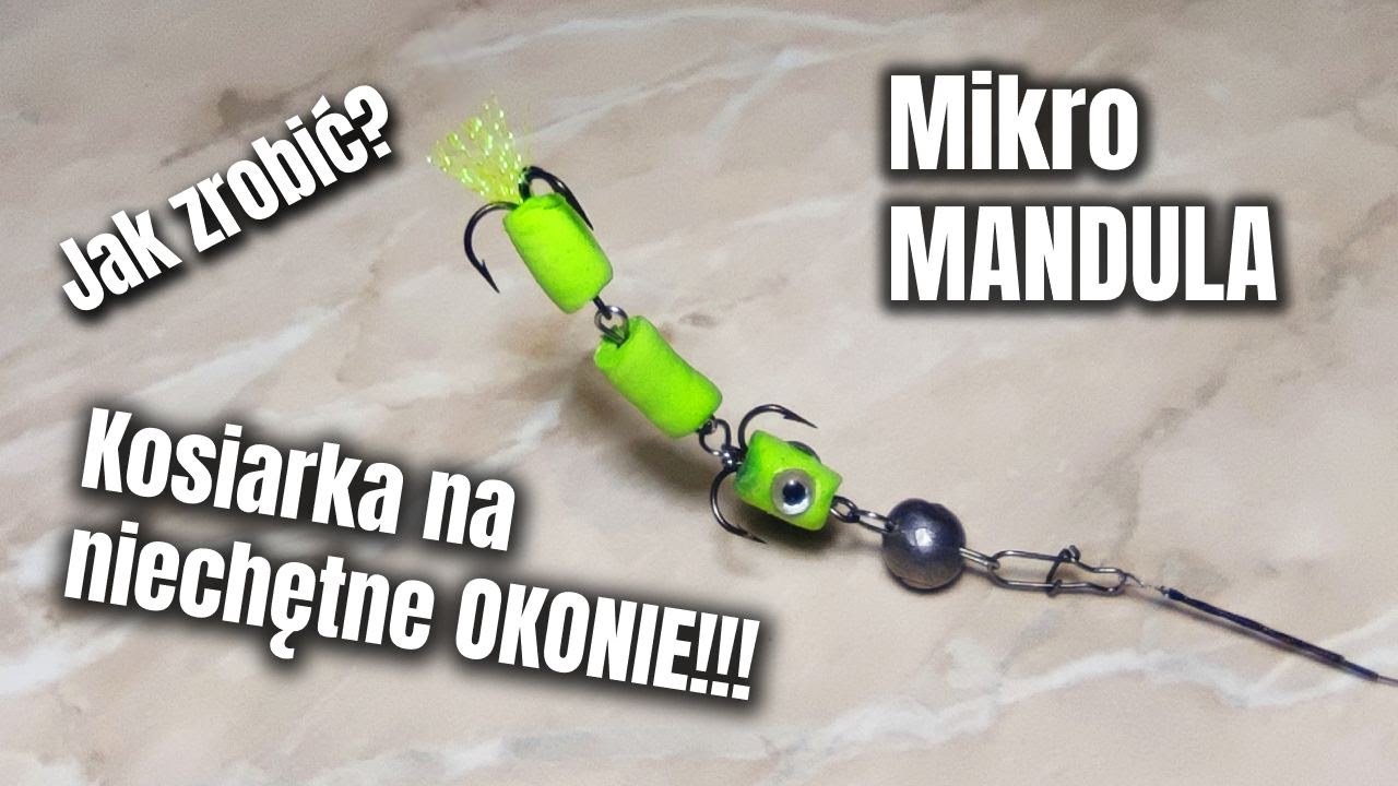 Kosiarka na niechętne okonie!!! | MIKRO MANDULA | Jak zrobić?