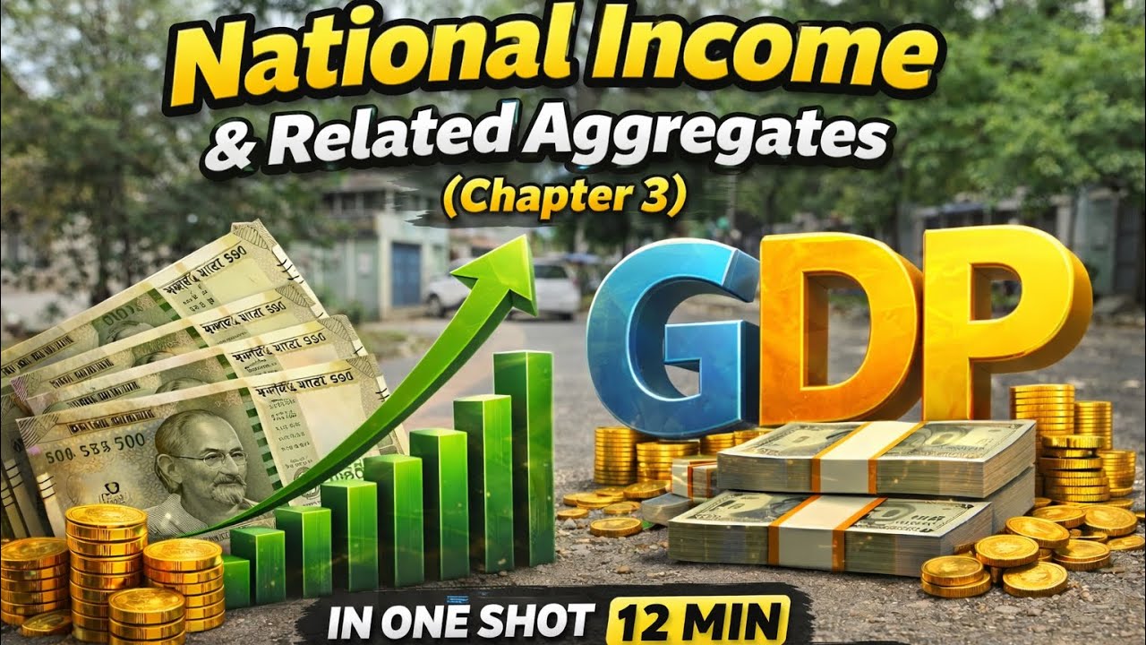 National Income in One Video 🔥 | Class 12 Macro #macroeconomy #oneshot #12theconomy 