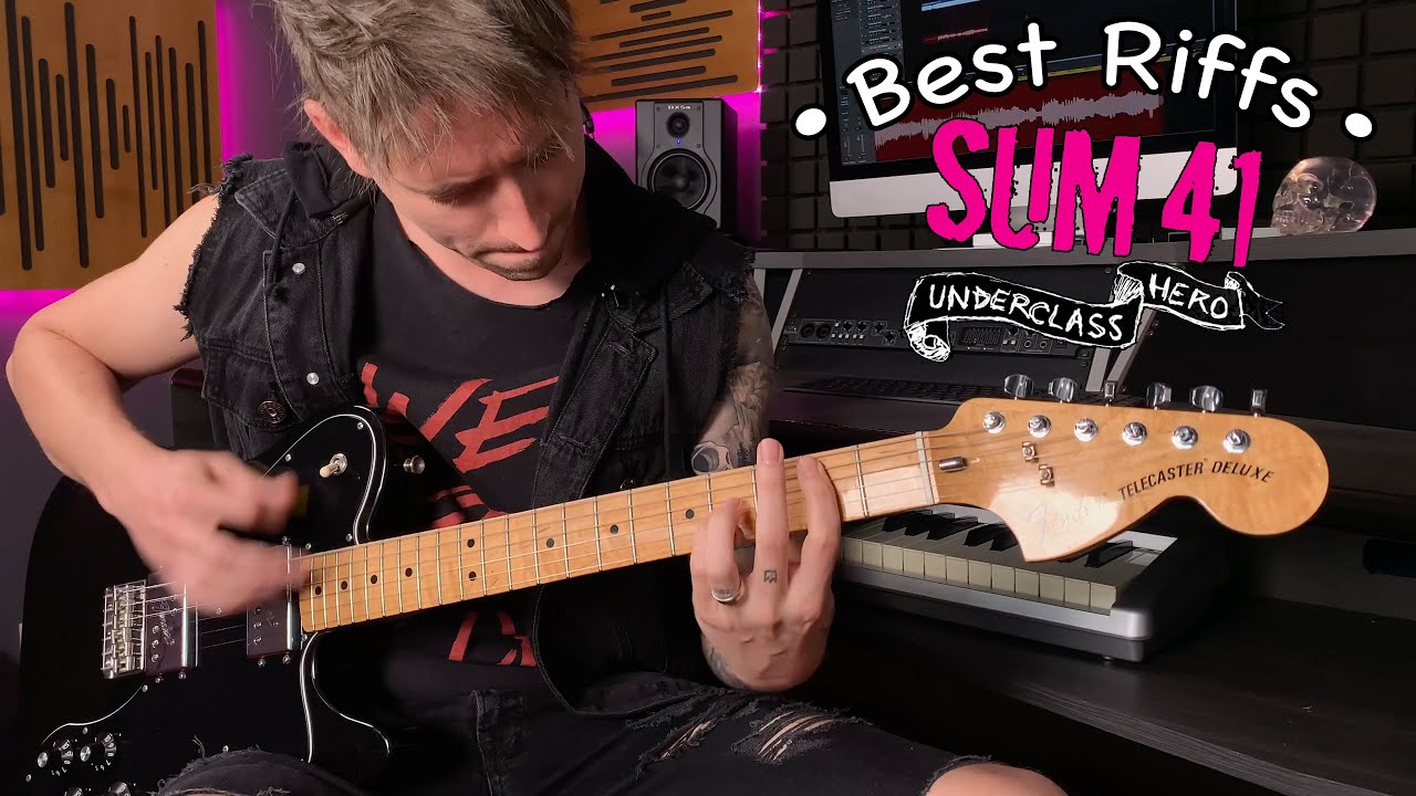 Sum 41 - Underclass Hero (Best Riffs + Tabs)