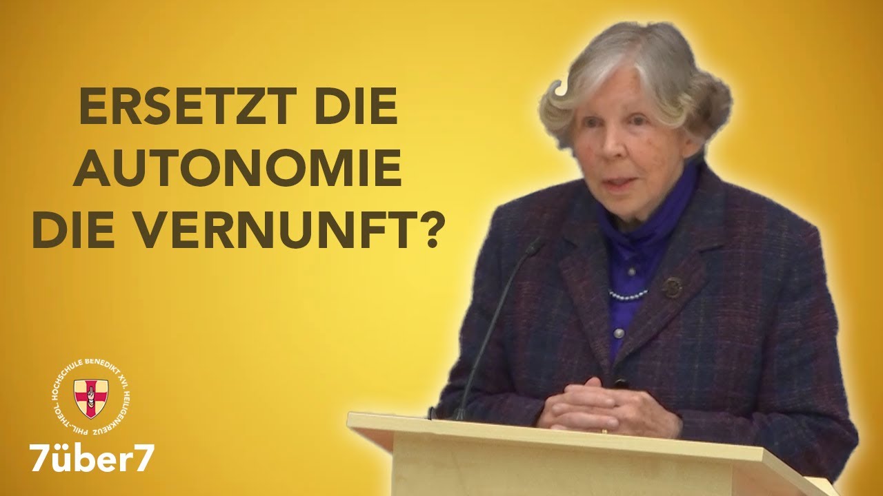 Ersetzt die Autonomie langsam die Vernunft? | Hanna-Barbara Gerl-Falkovitz | 7über7