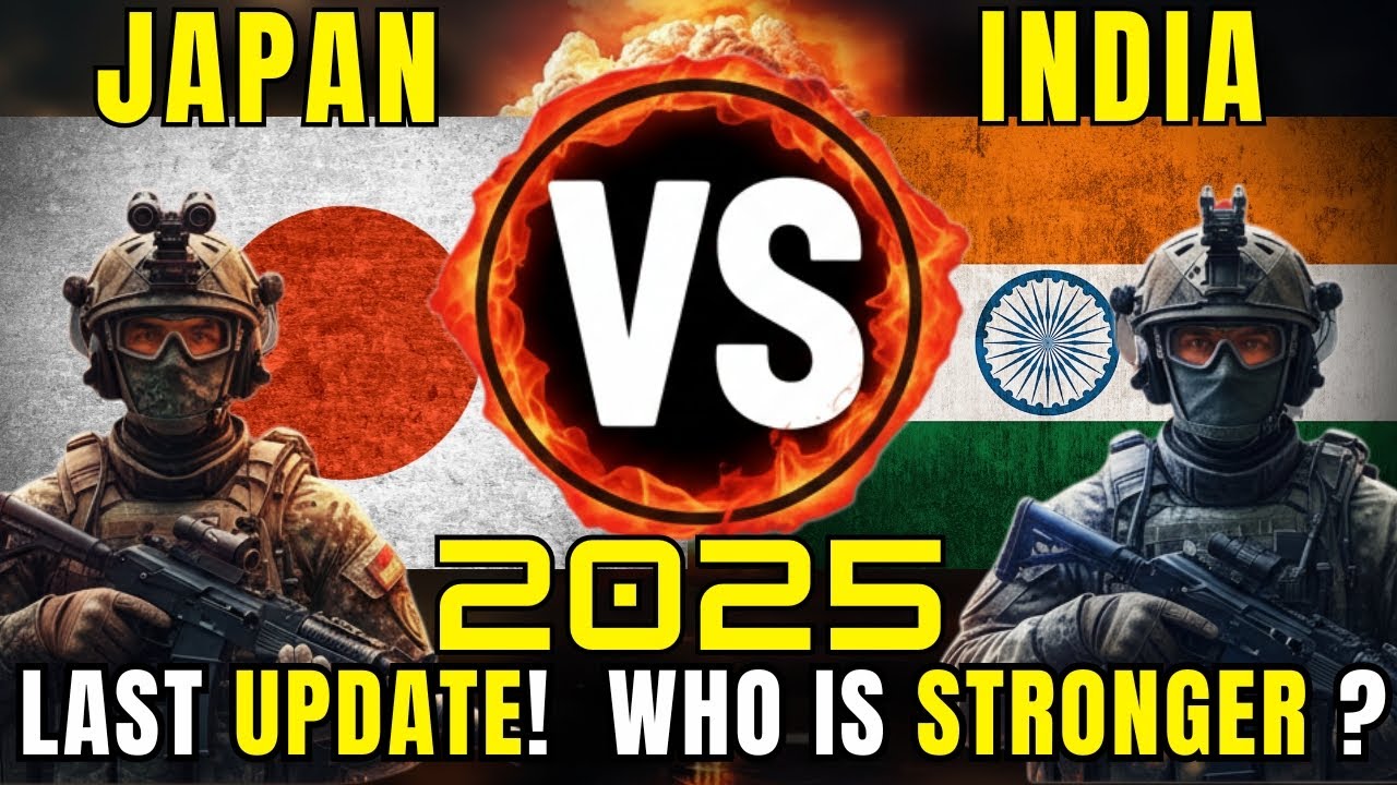 Japan 🇯🇵 vs 🇮🇳 India Military Power Comparison 2025 | Who Is Stronger in 2025?