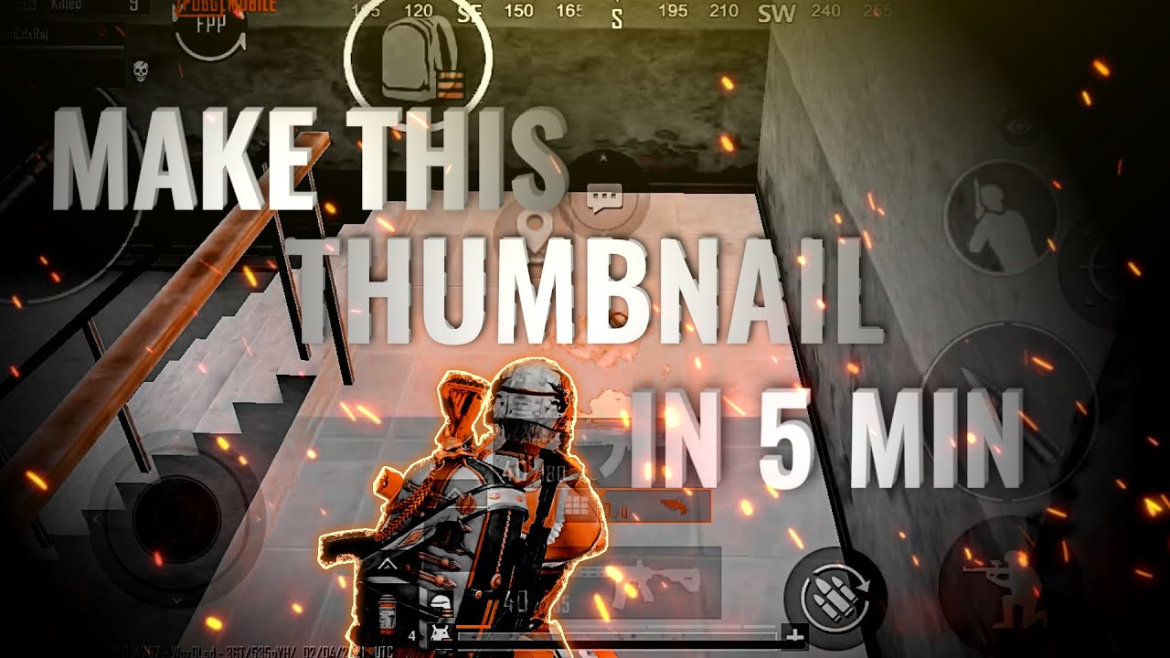 How To Make A MONTAGE THUMBNAIL IN 5 MIN.🔥🔥 | Thumbnail Tutorial