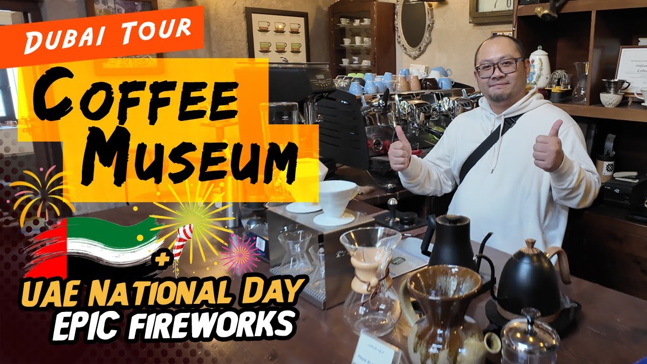 Mau Nonton Kembang Api tapi Ketemu Tempat Bagus ☕️ COFFEE MUSEUM 🇦🇪 Super COOL Place!