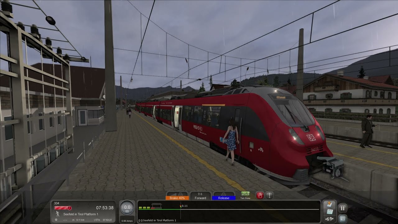 2. Mittenwald Shuttle - Mittenwaldbahn - DB BR442 Talent 2 Regio Red - Train Simulator Classic