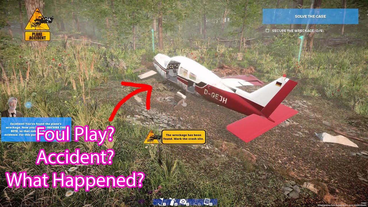 Investigating A Plane Crash in Airplane Accident!