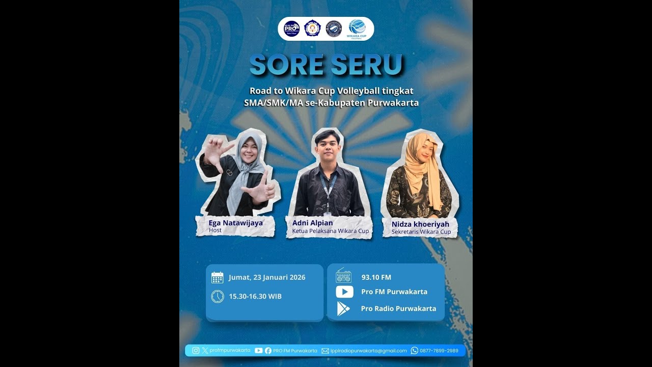 🔴 Live Sore Seru | Road to Wikara Cup Volleyball tingkat SMA/SMK/MA se-Kabupaten Purwakarta