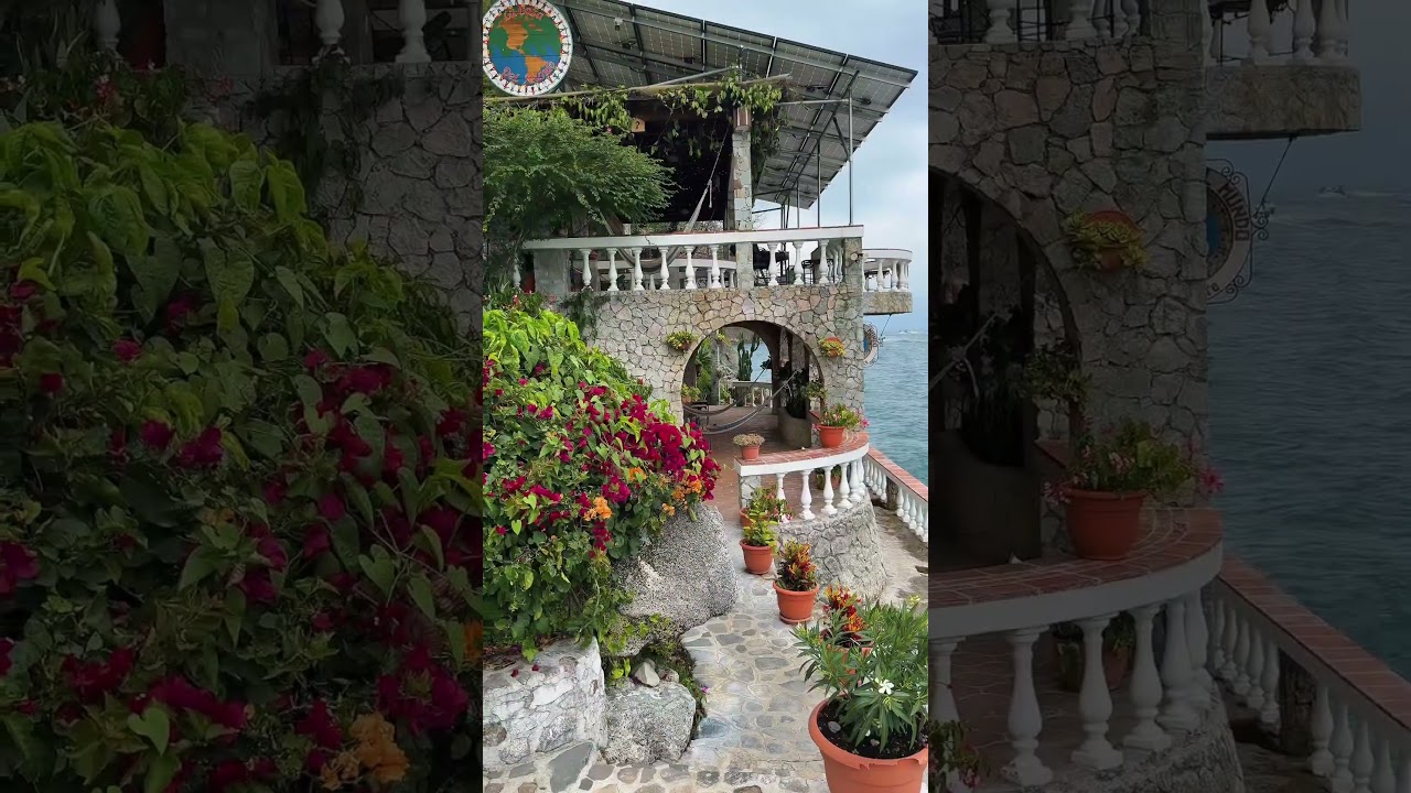 Casa del Mundo in the shores of Lake Atitlan in Guatemala. Get a day pass for 5$ or spend the night.
