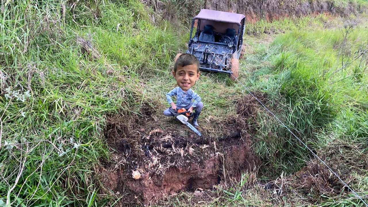 COMEÇAMOS A CONSTRUÇÃO DA PONTE.