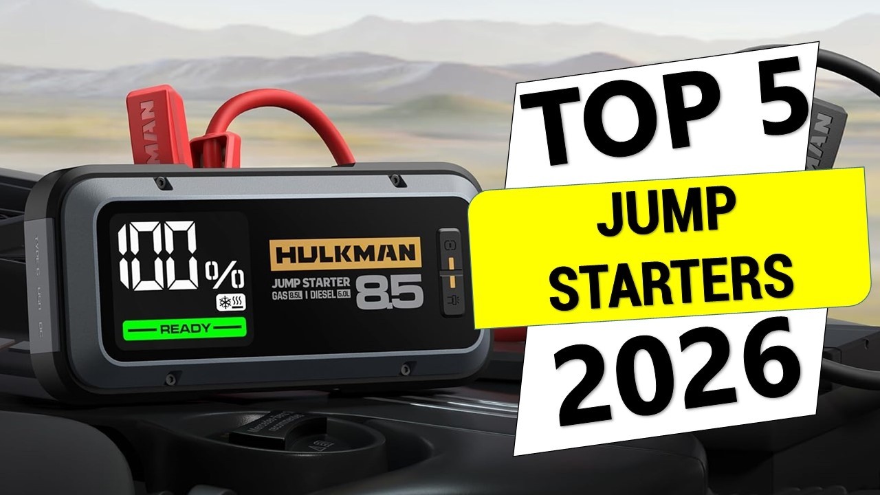 ✅The 5 Best Jump Starters in 2026 | Best Jump Starters Buying Guide