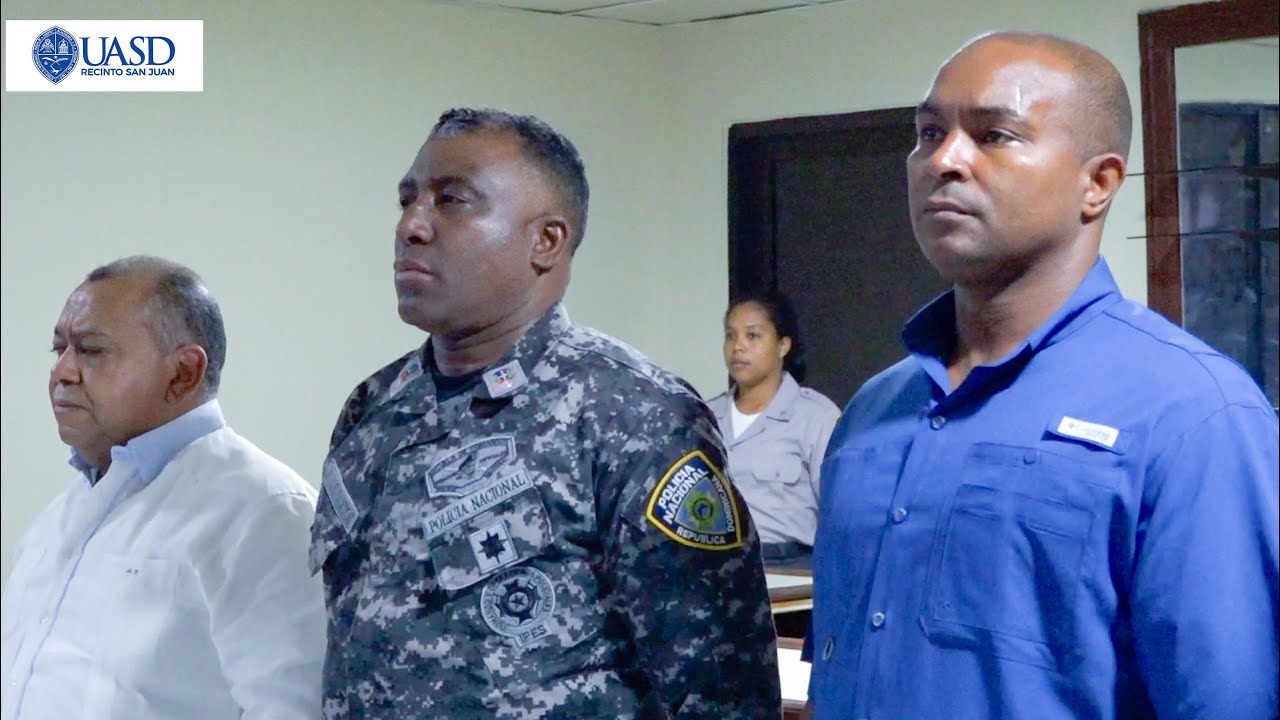 Director General Recinto UASD San Juan participa en apertura de oficina de recepción de denuncias PN