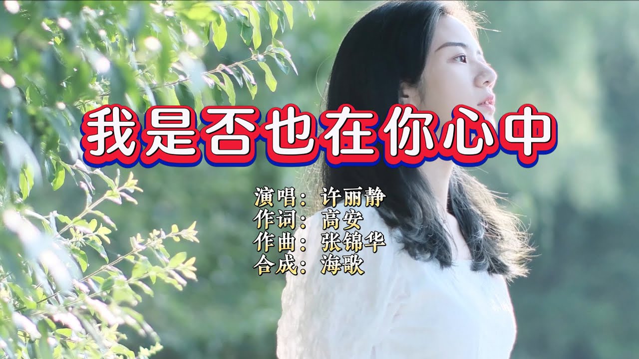 许丽静《我是否也在你心中》 KTV 导唱字幕 （备有伴奏视频）