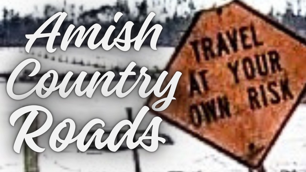 Amish Country Drive, Warning sign, Book store and Sawmill
