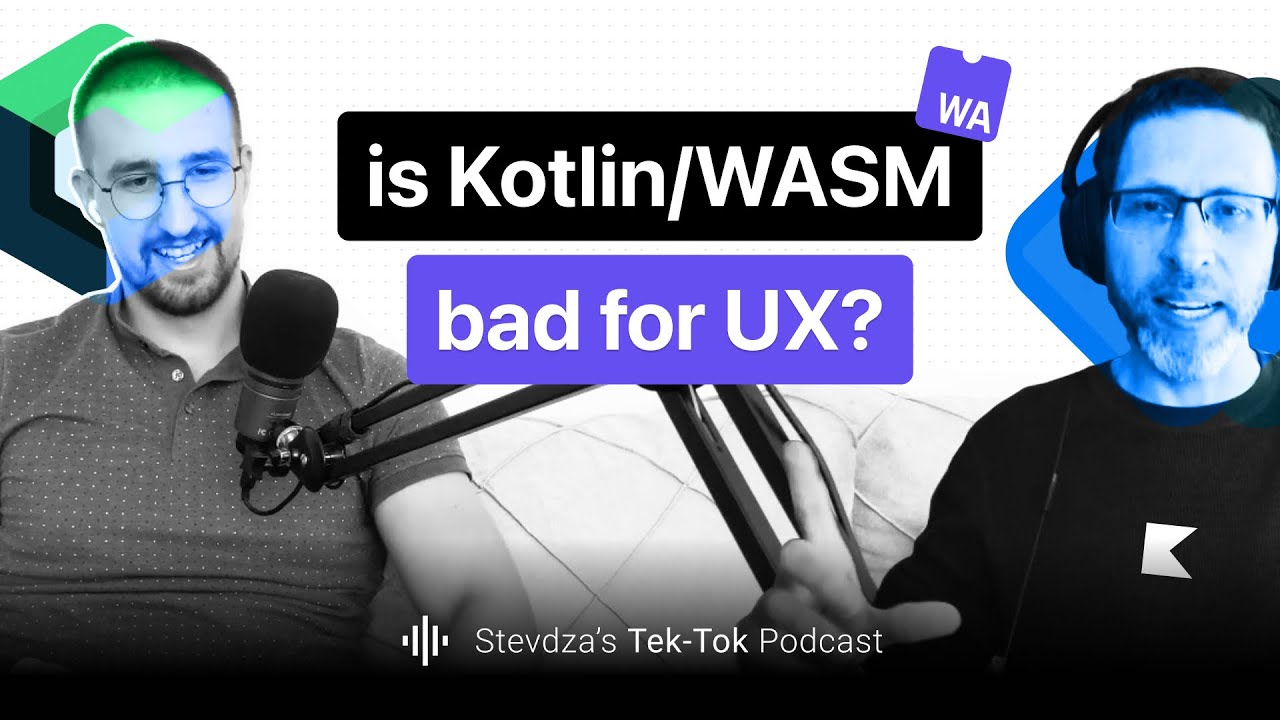 Kobweb, Kotlin & Cross-Platform chat with David Herman | Stevdza's Tek-Tok Podcast 🎙️