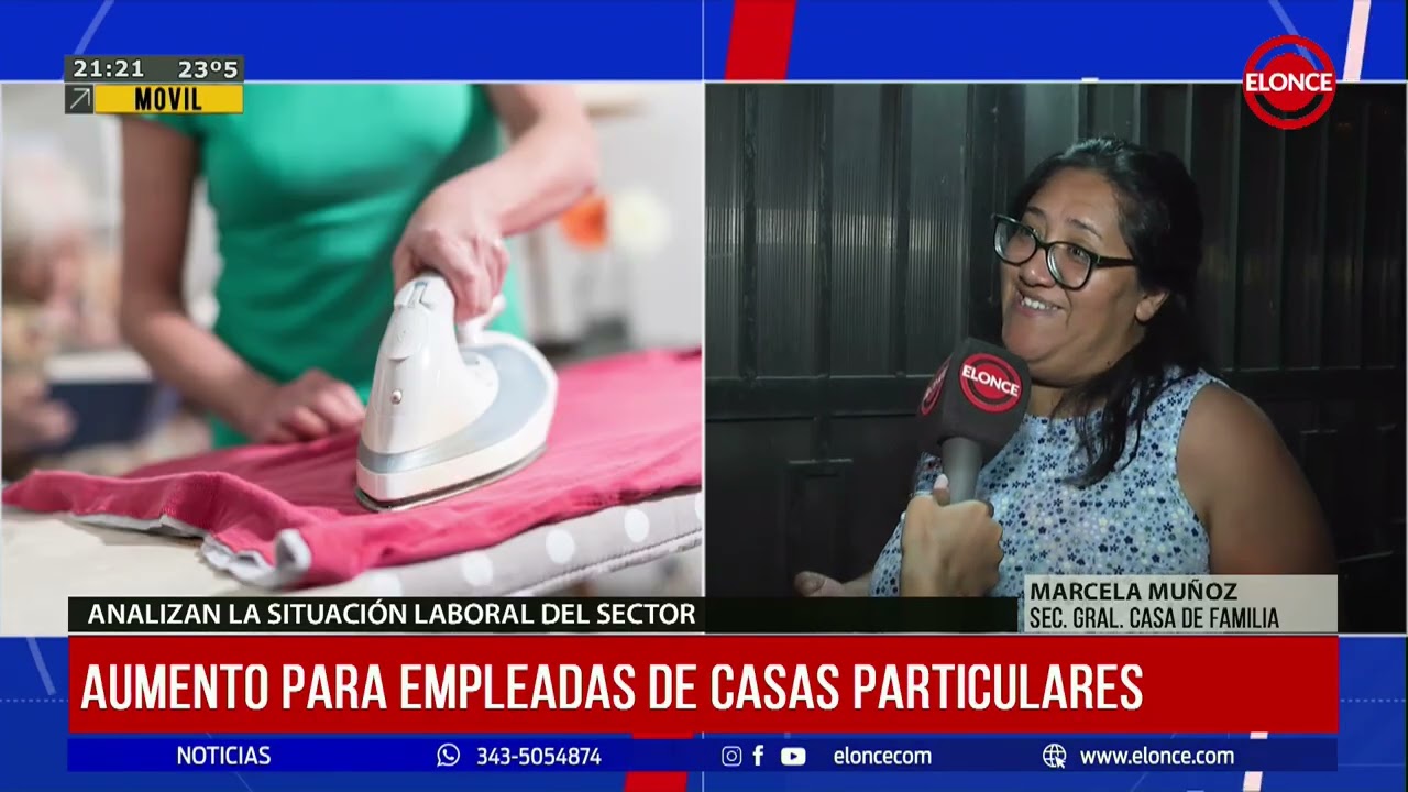 Aumento para empleadas de casas particulares