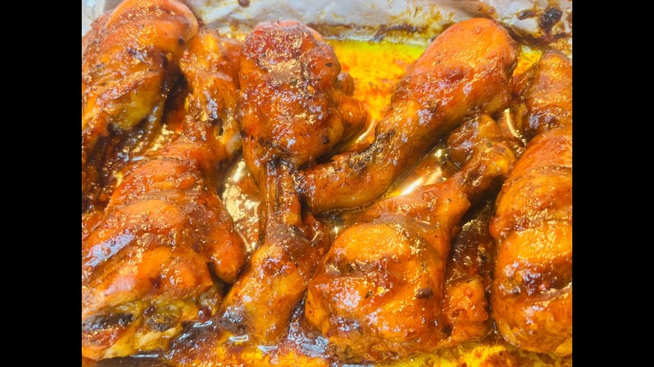 “Sticky, Crispy, Honey Garlic Chicken Drumsticks That Beat Boiling AND Air Frying!”🍯🔥