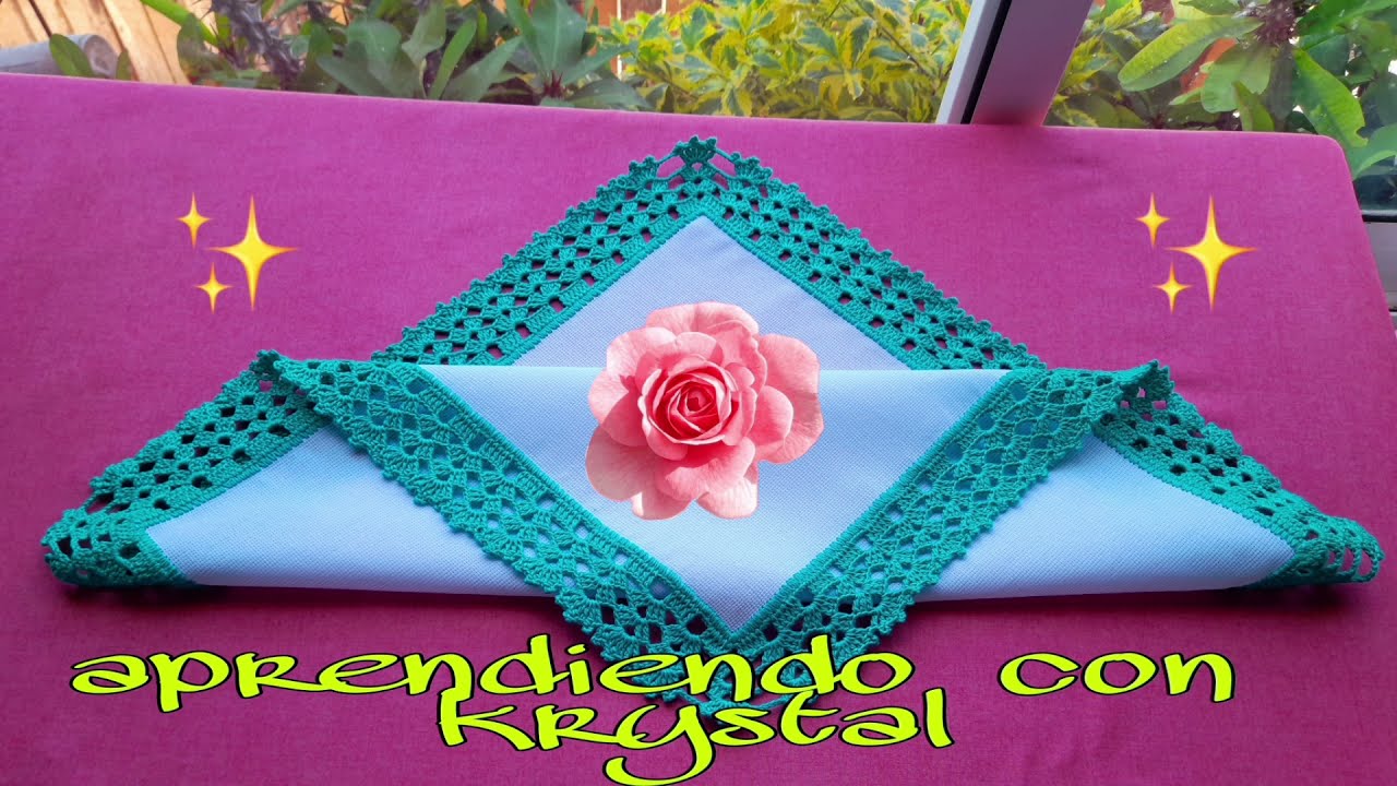 puntilla #92 vuelta y vuelta /muy fina/ si quieres aprender esta es la ideal 🎀🌿🐞💙