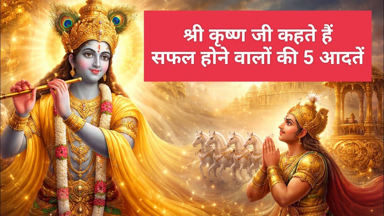 सफल बनना है तो श्री कृष्ण जी की ये 5 आदतें अपनाओ