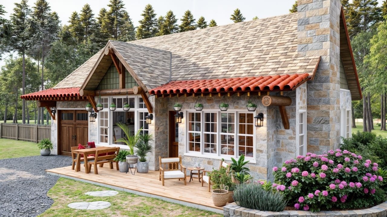 27'x30' ( 8x9m )A Heartwarming Cottage That Will Leave You Smiling