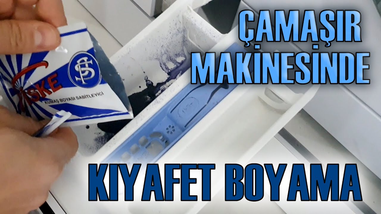 Çamaşır Makinesinde Kıyafet Boyama Nasıl Yapılır? - Victoria Kumaş Boyası Kıyafet Boyama