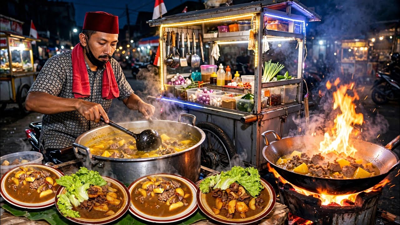 HITUNGAN JAM LUDES!! BESTIK KAMBING LEGENDARIS PALING TERKENAL DI KOTA SEMARANG SEJAK 1985