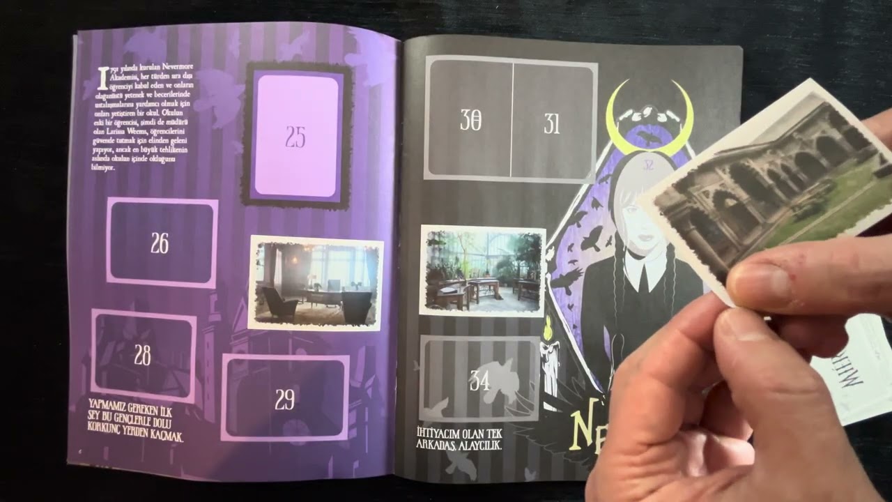 Альбом наклеек Panini Wednesday, часть 3.