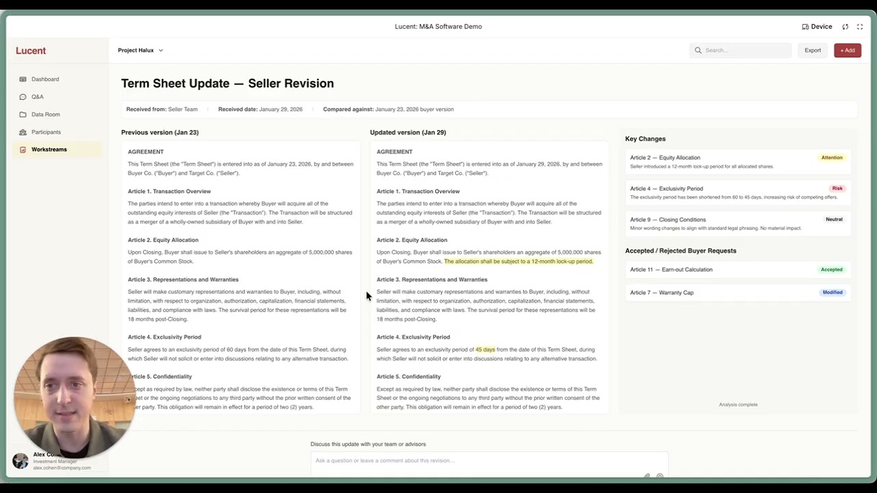 Lucent 1.0 Video Demo