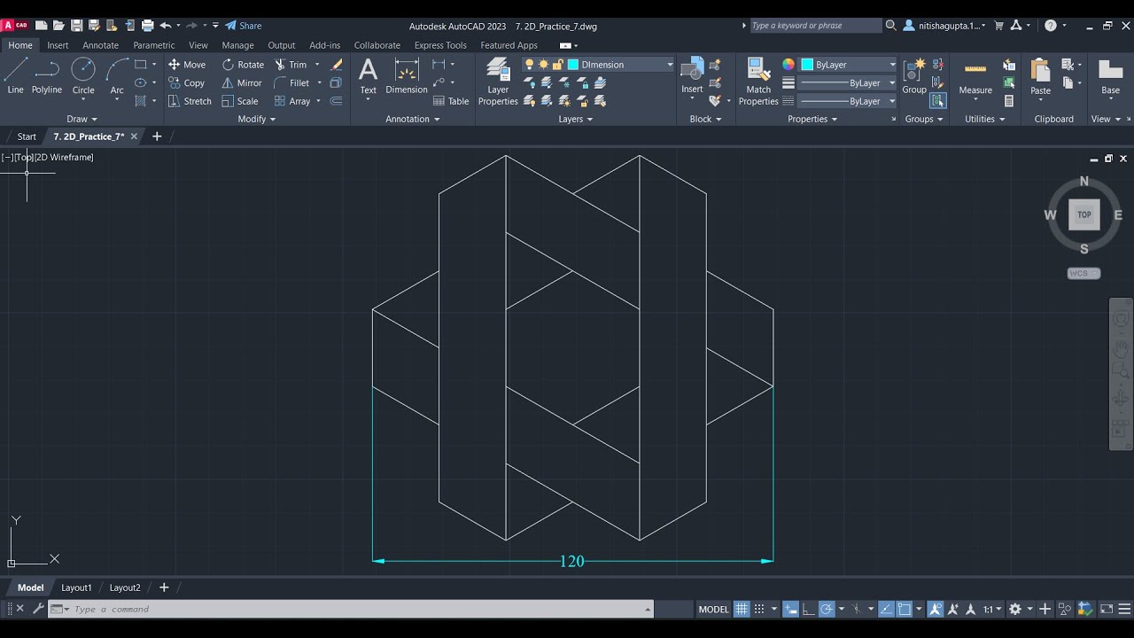 Optical Illusion drawing in AutoCAD